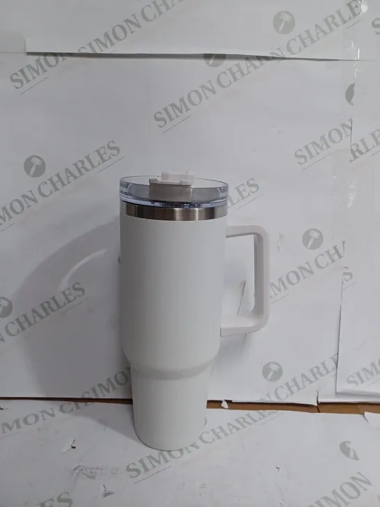 UNBRANDED WHITE THERMAL STEEL FLASK 