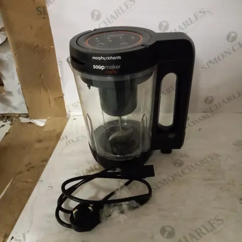 MORPHY RICHARDS CLARITY SOUP MAKER