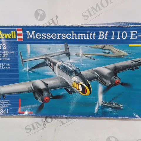 BOXED REVELL 1:72 SCALE MESSERSCHMIT BF 110 E-1 MODEL - 04341