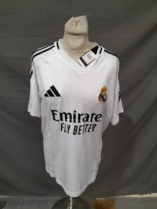 ADIDAS REAL MADRID FOOTBALL CLUB SHIRT - MBAPPE 9 - SMALL