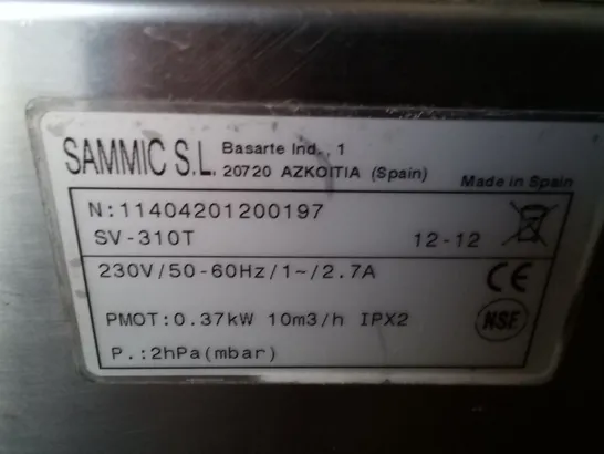 SAMMIC VACCUM PACKER