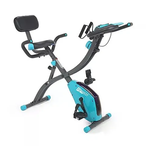 BOXED FITQUEST FLEX EXPRESS EXERCISE BIKE, TEAL [COLLECTION ONLY]
