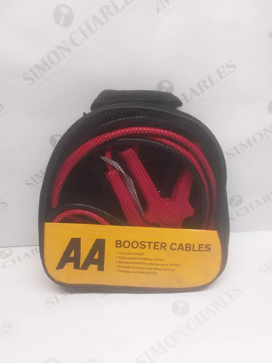 BRAND NEW AA BOOSTER CABLE SET WITH CARRY BAG