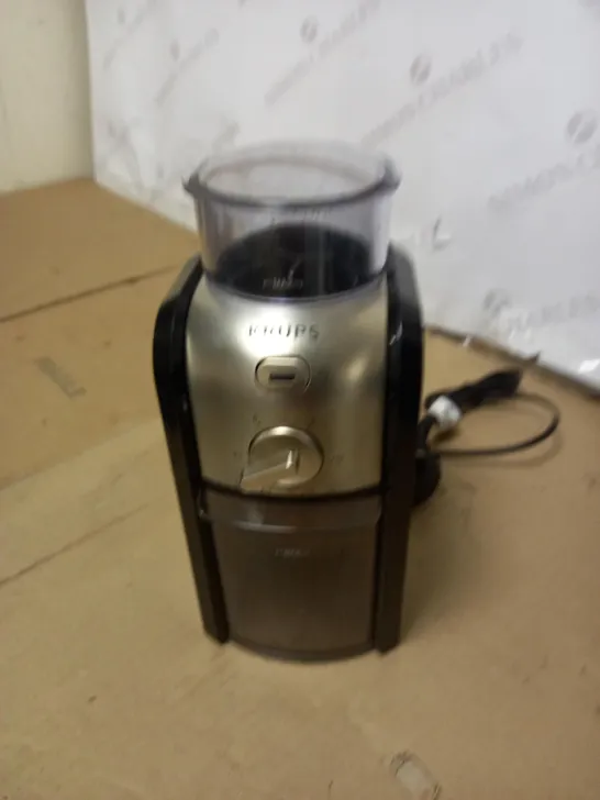 KRUPS EXPERT BURR GRINDER FOR COFFEE BEANS