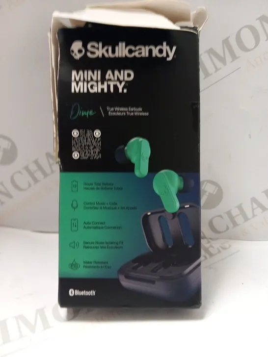 BOXED SKULLCANDY MINI AND MIGHTY DINGE TRUE WIRELESS EARBUDS