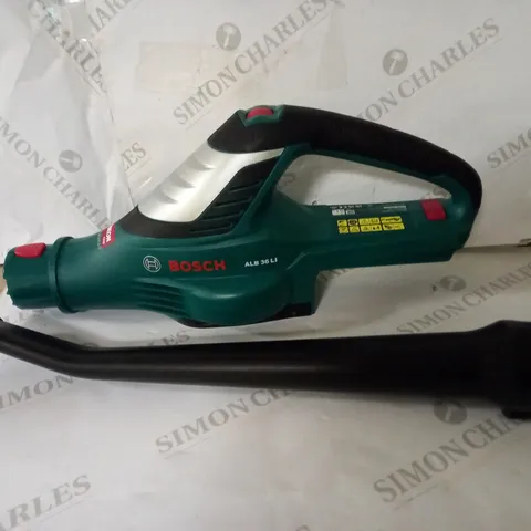 BOSCH CORDLESS LEAF BLOWER ALB 36 LI