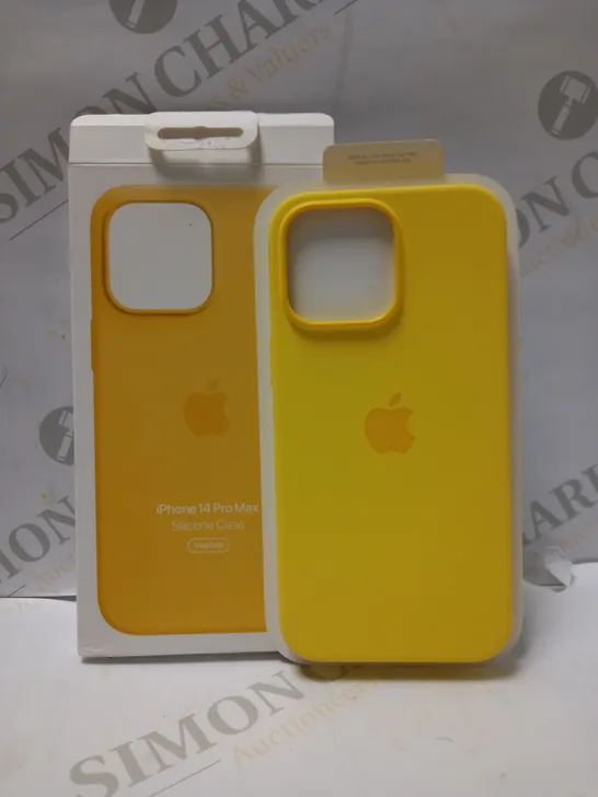 APPLE IPHONE 14 PRO MAX SILICONE MAGSAFE CASE - YELLOW 