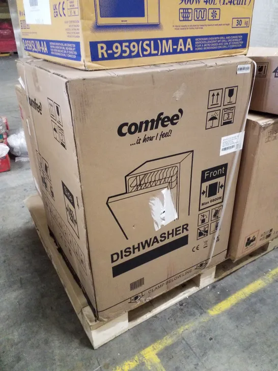 BOXED COMFEE FREESTANDING DISHWASHER - UNPROCESSED RAW RETURN