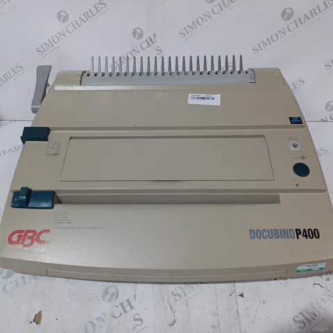 GBC DOCUBINDP400 COMB BINDING MACHINE