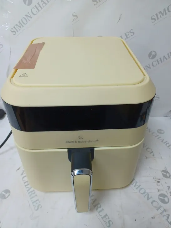 COOKS ESSENTIALS AIR FRYER IN YELLOW