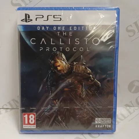 SEALED THE CALLISTO PROTOCOL DAY ONE EDITION GAME FOR PS5