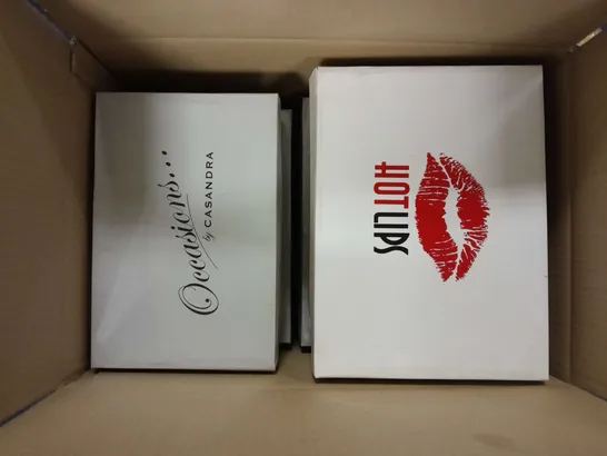 APPROXIMATELY 6 ASSORTED BOXED PAIRS OF SHOES IN VARIOUS SIZES TO INCLUDE HOT LIPS, OCCASIONS BY CASANDRA, ETC