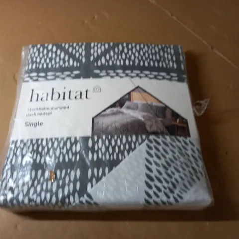 HABITAT STOCKHOLM DIAMOND DASH BEDSET - SINGLE