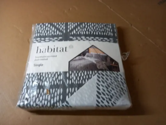 HABITAT STOCKHOLM DIAMOND DASH BEDSET - SINGLE