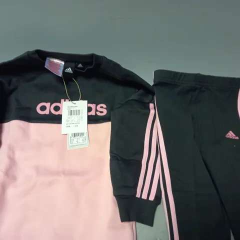 ADIDAS CREW JUMPER & PANTS - UK 18-24 MONTHS 