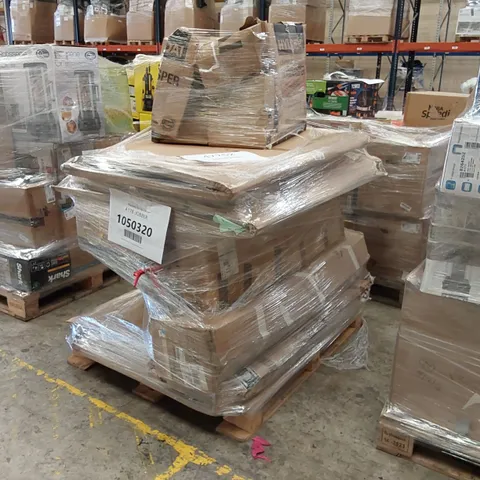 PALLET OF APPROXIMATELY 10 UNPROCESSED RAW RETURN HOUSEHOLD AND ELECTRICAL GOODS TO INCLUDE;