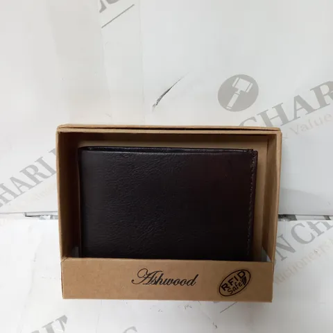 ASHWOOD MEN'S GIFT BOXED LEATHER WALLET WITH COIN POCKET