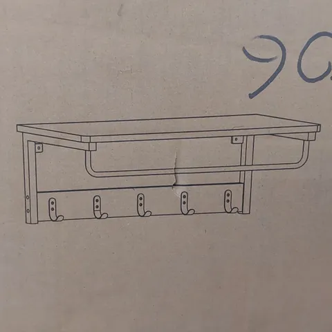 BOXED MEEIVEIL WALL COAT RACK 