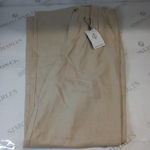 STRADIVARIUS LOOSE FIT PANTS IN NATURAL SIZE 36