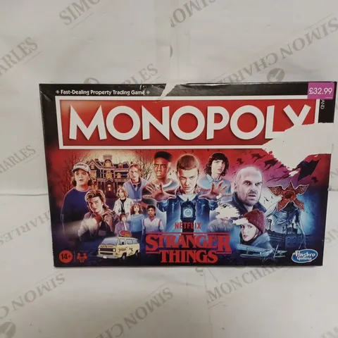 MONOPOLY STRANGER THINGS TRADING GAME 