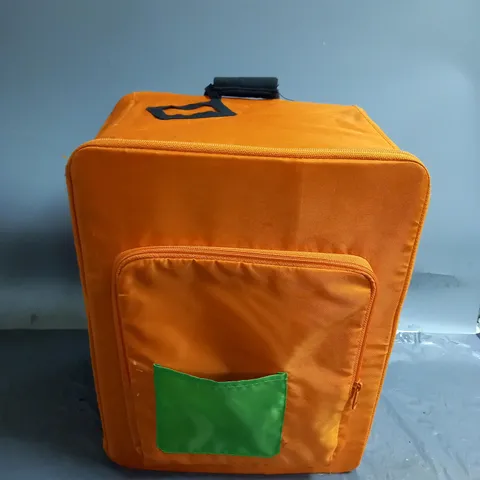 KIDS CARRY ALONG LUGGAGE CASE IN ORANGE