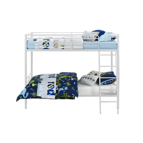 BOXED ALASTAIR SINGLE METAL BUNK BED WHITE (1 (BOX)