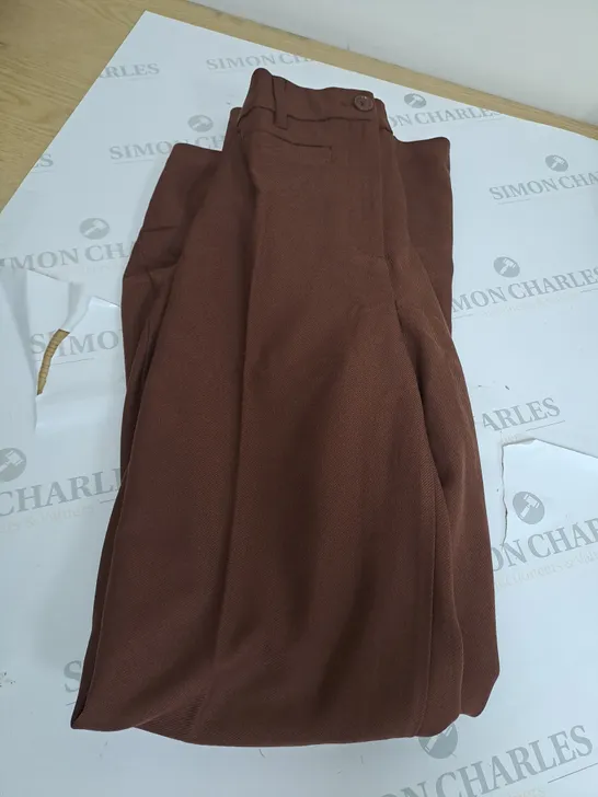 MONKL BROWN TROUSERS SIZE 34