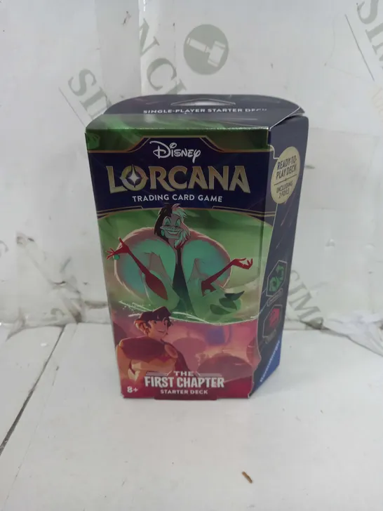 BRAND NEW BOXED DISNEY LORCANA TRADING CARD GAME THE FIRST CHAPTER STARTER DECK 