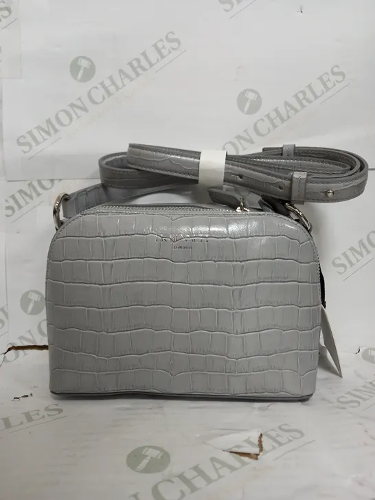 LK BENNETT LIGHT GREY OVER SHOULDER BAG 