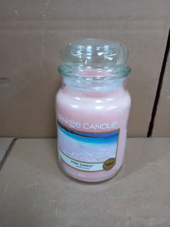 YANKEE CANDLE LARGE PINK SANDS JAR CANDLE  RRP £32