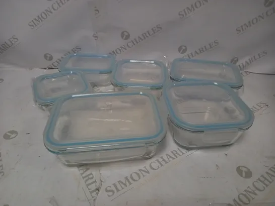 HOMIU 6-PIECE GLASS CONTAINER SET