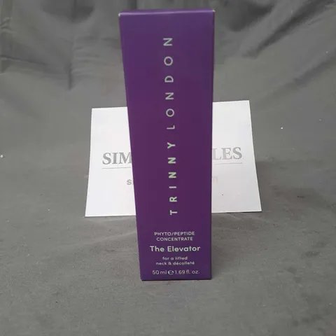 SEALED TRINNY LONDON PEPTIDE CONCENTRATE THE ELEVATOR CREAM 50ML