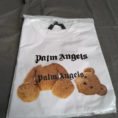 PALM ANGELS WHITE T-SHIRT SIZE S 