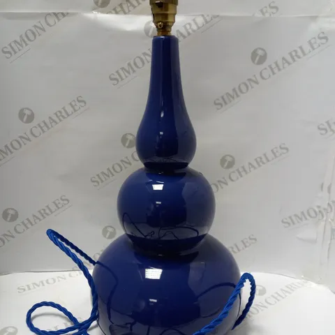 JOHN LEWIS BUBBLE LAMP BASE ONLY - BLUE 