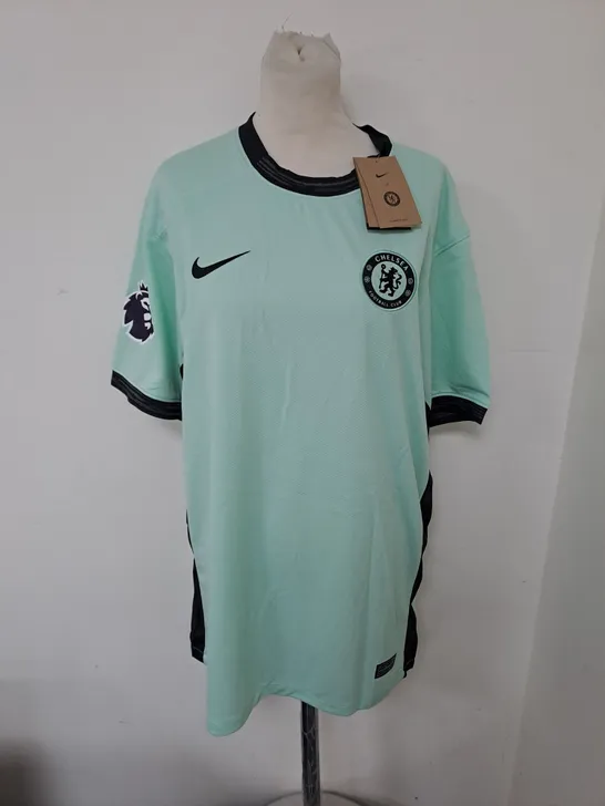 CHELSEA FC AWAY SHIRT WITH QOLEY JR 04 SIZE 2XL