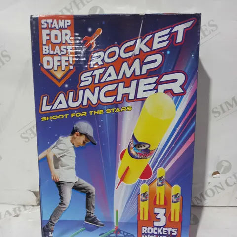 ROCKET STAMP LAUNCHER TOY