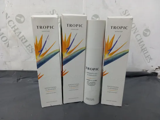 3 BOXED TROPIC SKINCARE SMOOTHING CLEANSER COMPLEXION PURIFIER (3x120ml)