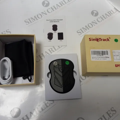 BOXED SINOTRACK GPS TRACKER WITH POUCH, USB CABLE AND INSTRUCTIONS