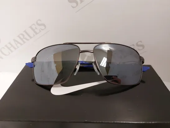 BOXED NIKE NAVIGATOR SATIN GUNMETAL SUNGLASSES