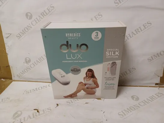 BOXED HOMEDICS BEAUTY DUO LUX SPECIAL SILK EDITION