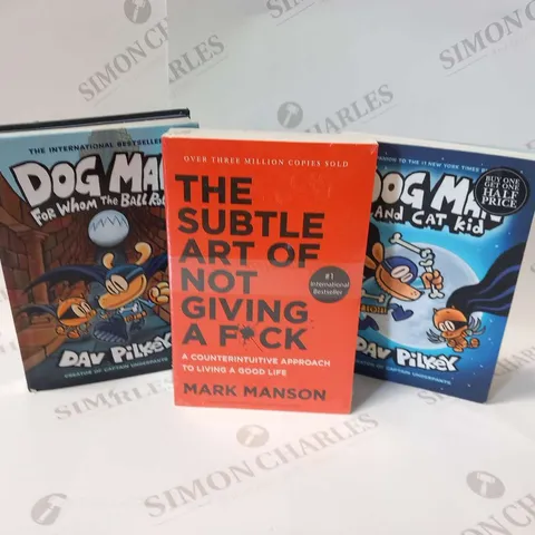 THREE ASSORTED BOOKS TO INCLUDE; DOGMAN