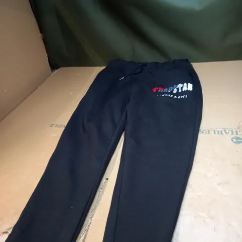 BLACK TRAPSTAR JOGGERS SIZE M