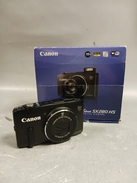 BOXED CANON POWERSHOT SX280 HS DIGITAL CAMERA 