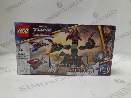 BRAND NEW BOXED LEGO THOR LOVE AND THUNDER ATTACK ON NEW ASGARD