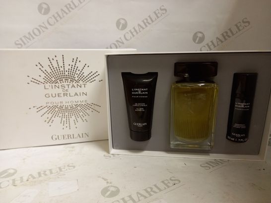 GUERLAIN L'INSTANT DE GUERLAIN POUR HOMME 3PC GIFT SET RRP £81