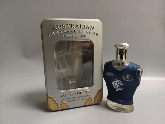 APPROXIMATELY 5 AUSTRALIAN FOOTBALL LEAGUE LIMITED EDITION EAU DE TOILETTE (5 x100ml) (CARLTON)