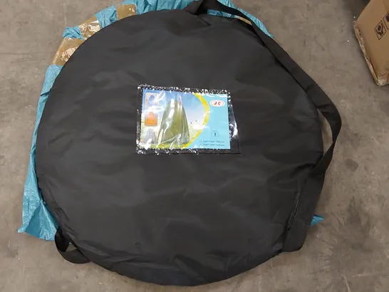 BAGGED 1-MAN POP-UP TENT IN BLUE (1 ITEM)