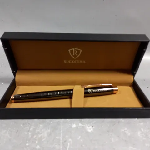 RUCKSTUHL STAINLESS STEEL LUXURY PEN IN GIFT BOX