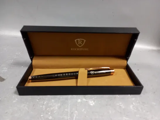 RUCKSTUHL STAINLESS STEEL LUXURY PEN IN GIFT BOX