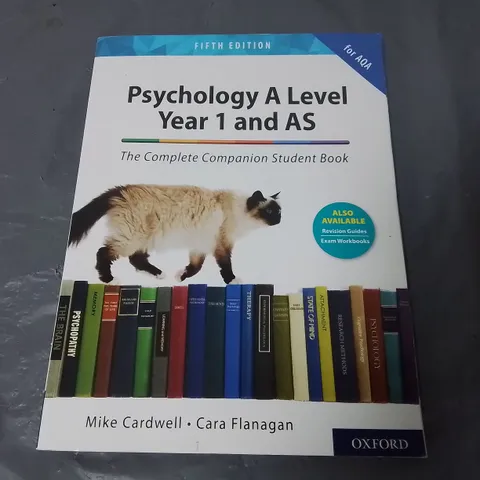 OXFORD PSYCHOLOGY A-LEVEL YEAR 1 AND AS FIFTH EDITION